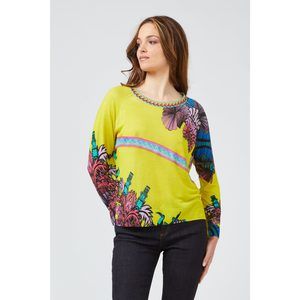 Custo Barcelona Yellow Viscose Sweater